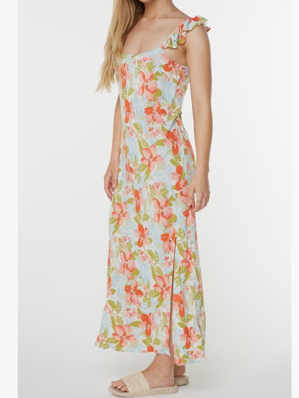 NWT Roxy Daydreamer Floral Maxi Sundress Size Large